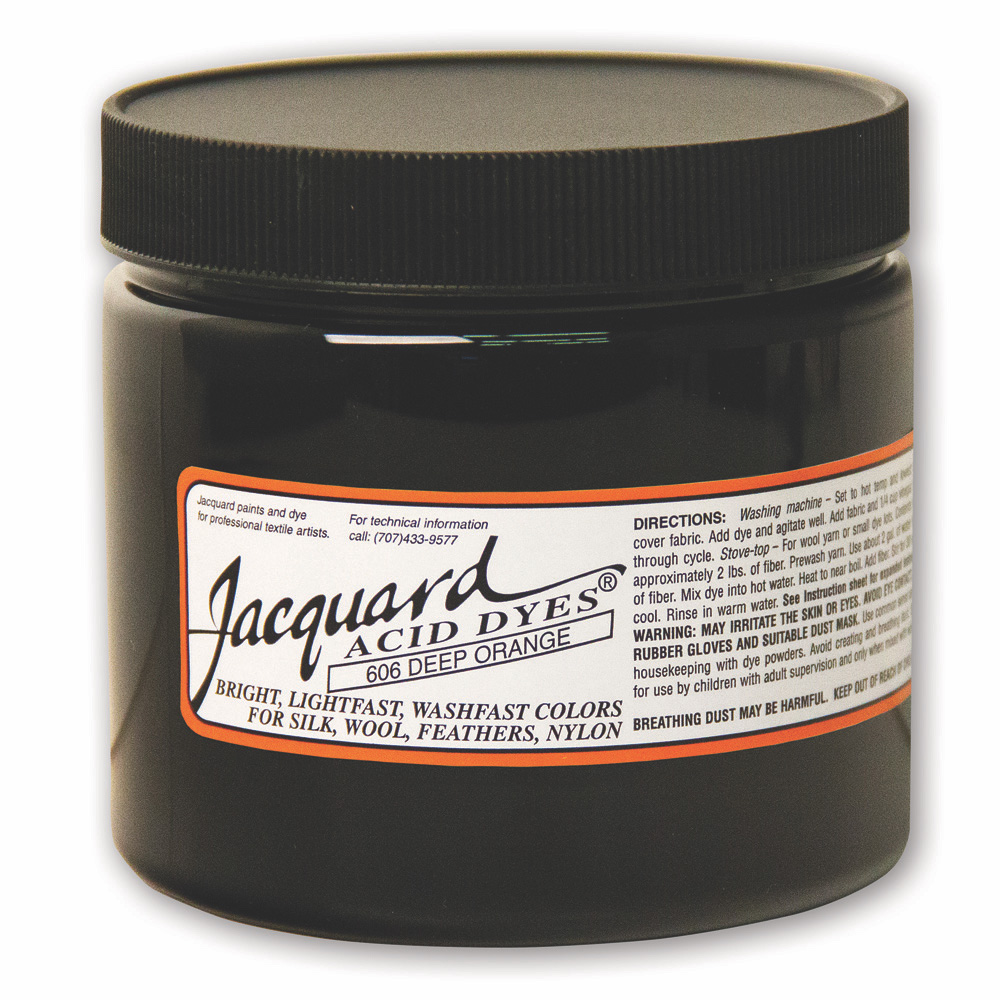 Jacquard Acid Dye 8 oz #606 Deep Orange