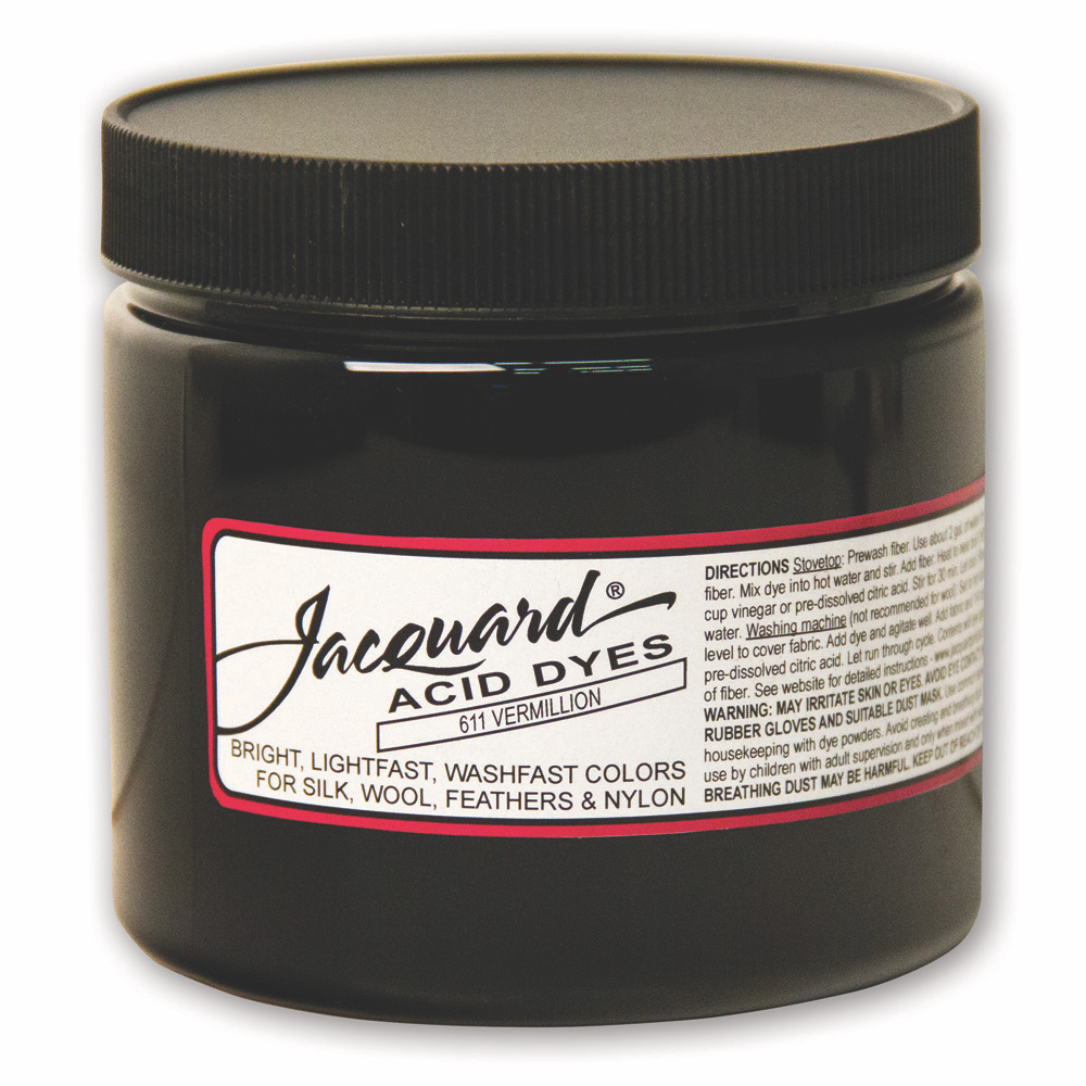 Jacquard Acid Dye 8 oz #611 Vermillion