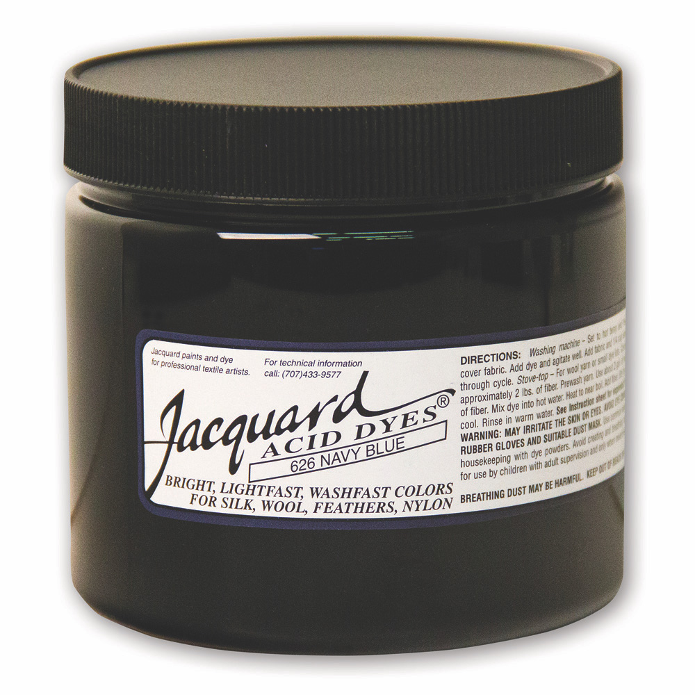 Jacquard Acid Dye 8 oz #626 Navy Blue