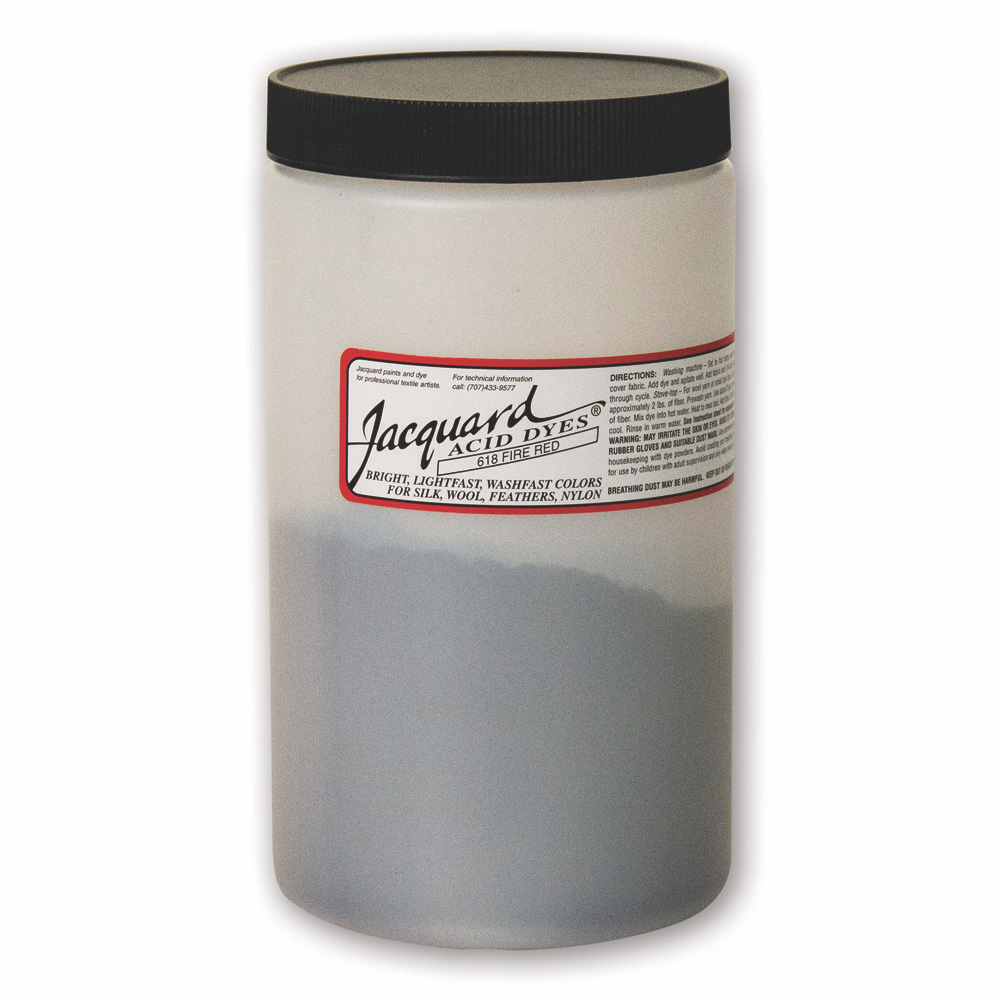 Jacquard Acid Dye 1lb #618 Fire Red