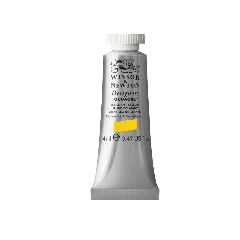 W&N Designers Gouache 14 ml Brilliant Yellow