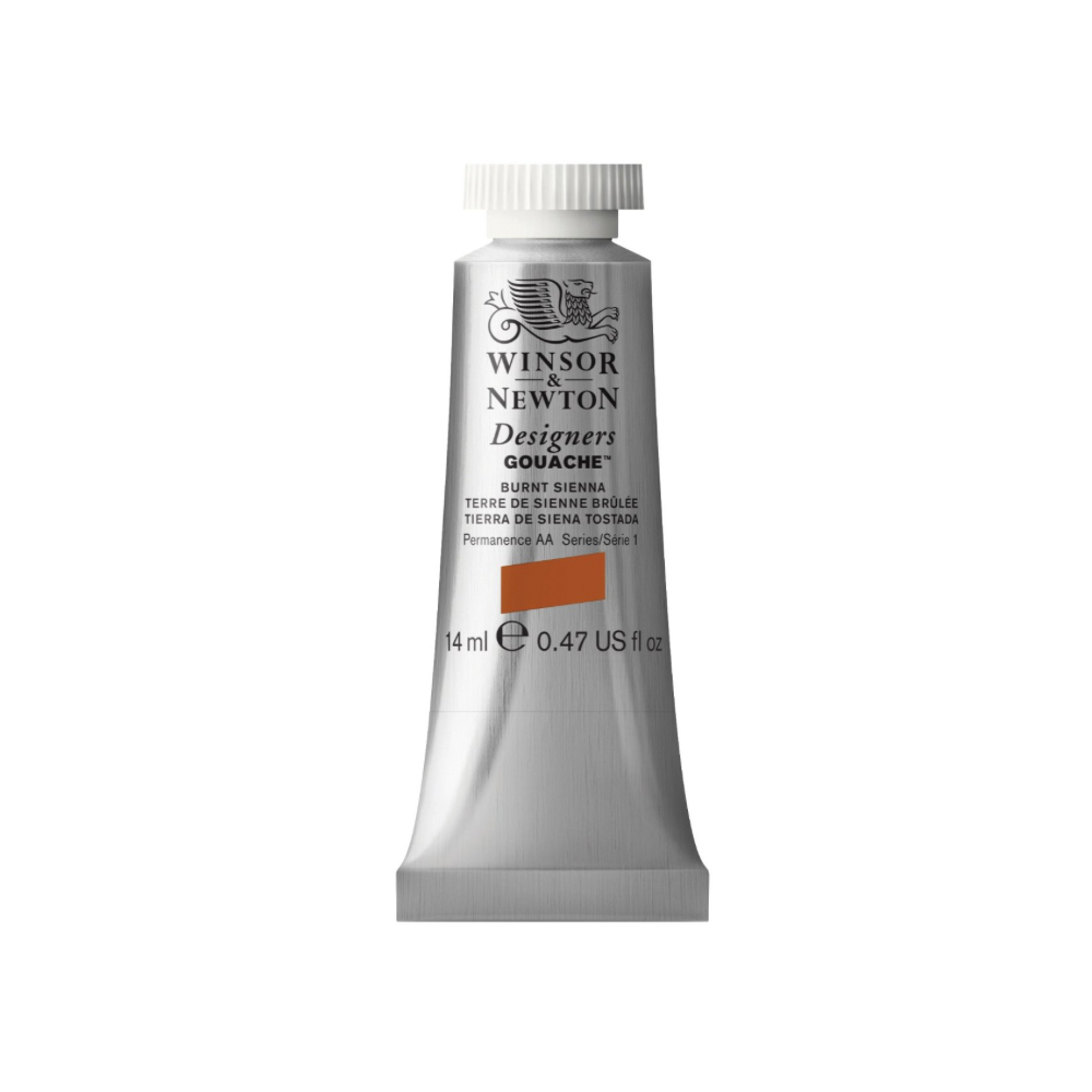 W&N Designers Gouache 14 ml Burnt Sienna