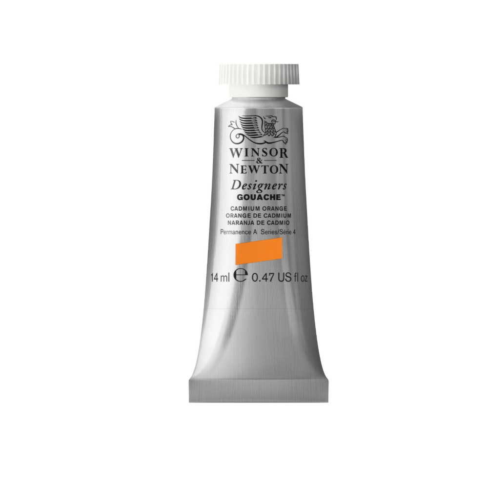 W&N Designers Gouache 14 ml Cadmium Orange