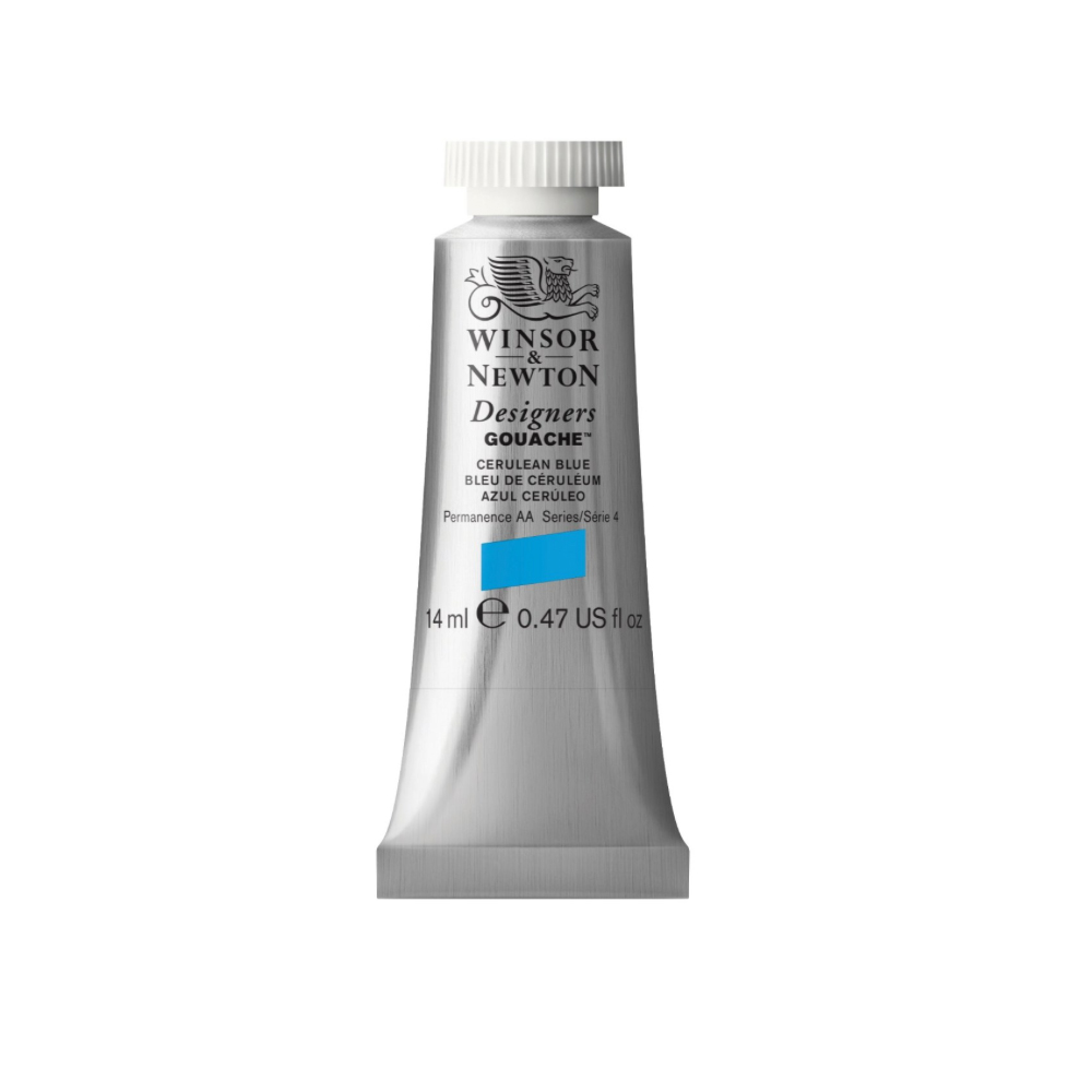 W&N Designers Gouache 14 ml Cerulean Blue