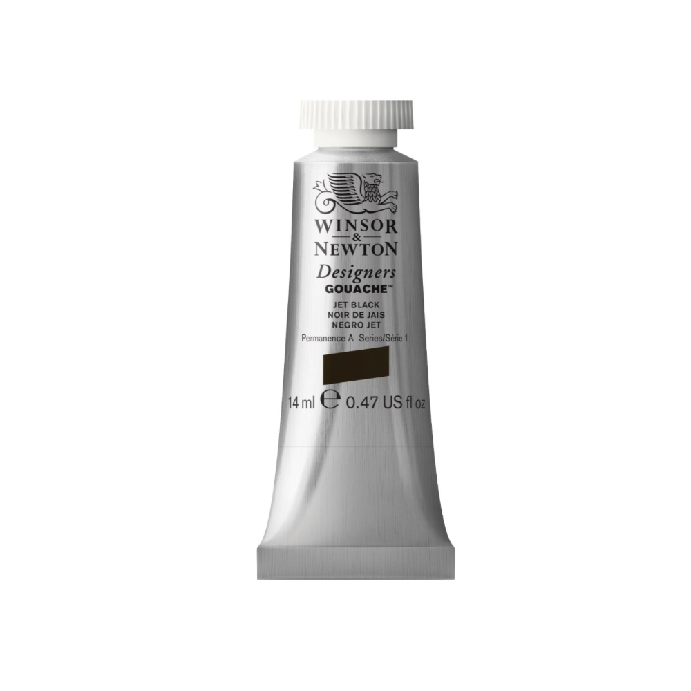 W&N Designers Gouache 14 ml Jet Black