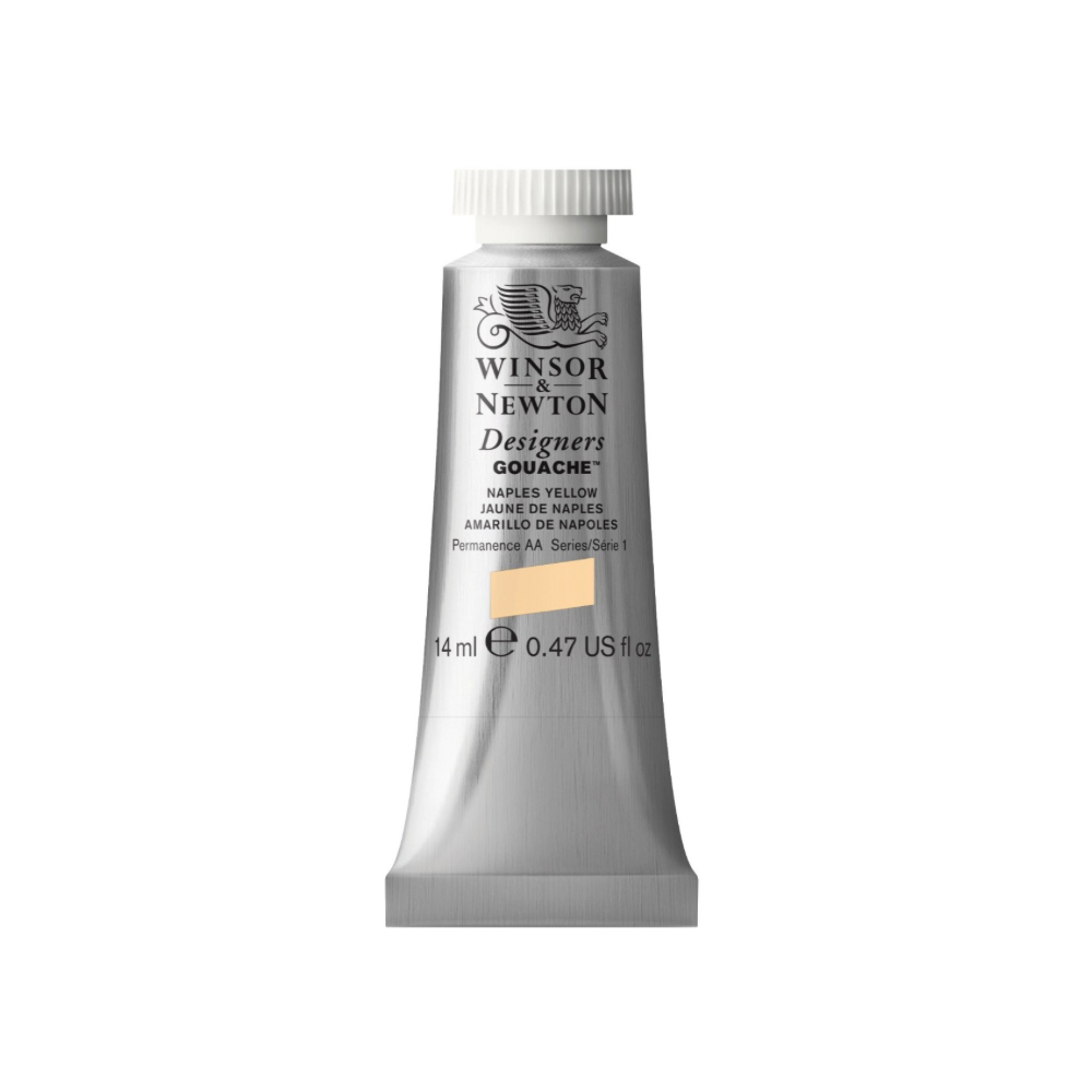 W&N Designers Gouache 14 ml Naples Yellow