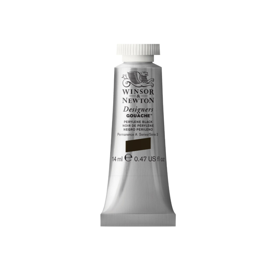 W&N Designers Gouache 14 ml Perylene Black