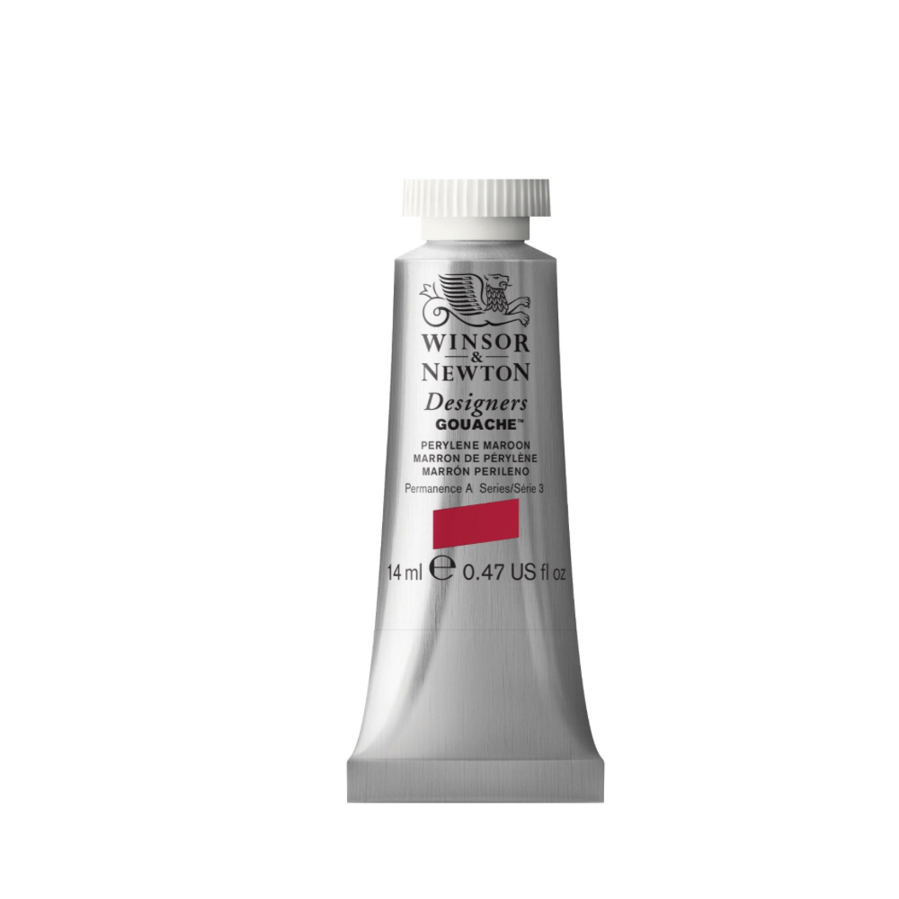 W&N Designers Gouache 14 ml Perylene Maroon