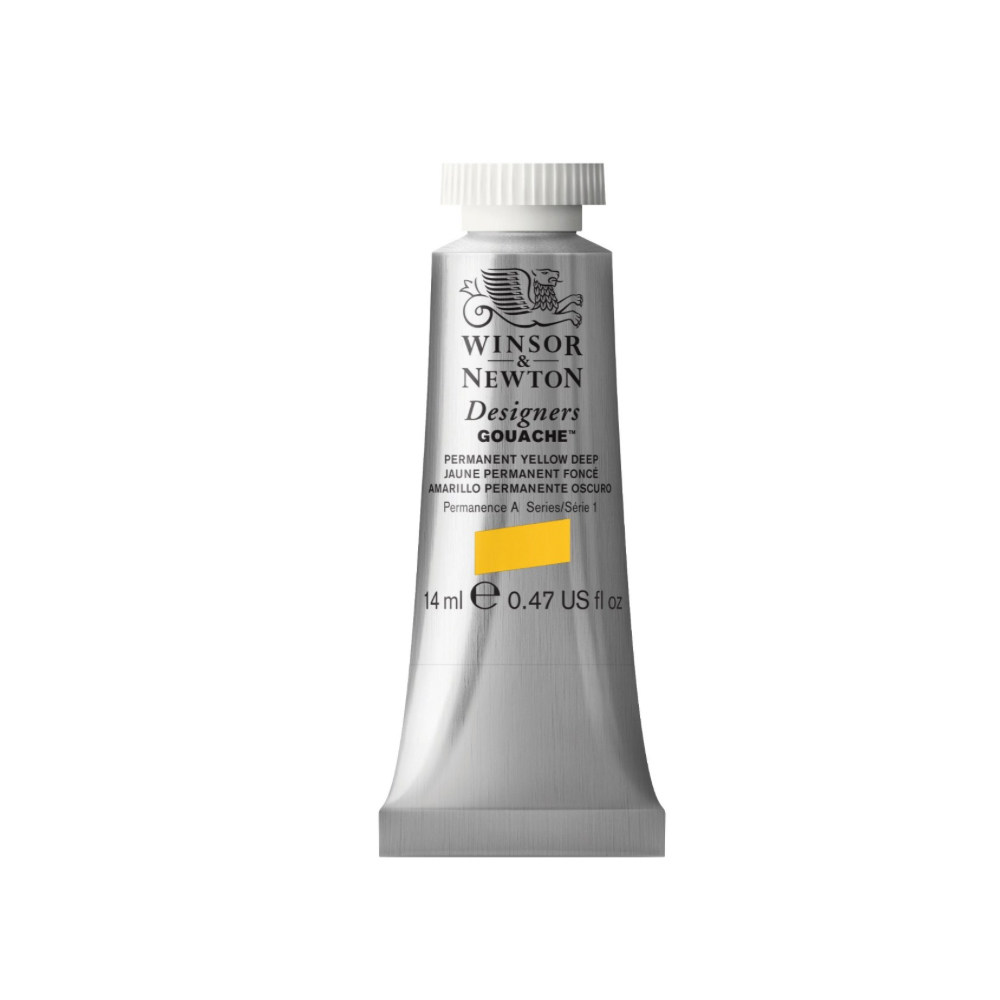 W&N Designers Gouache 14 ml Perm Yellow Deep