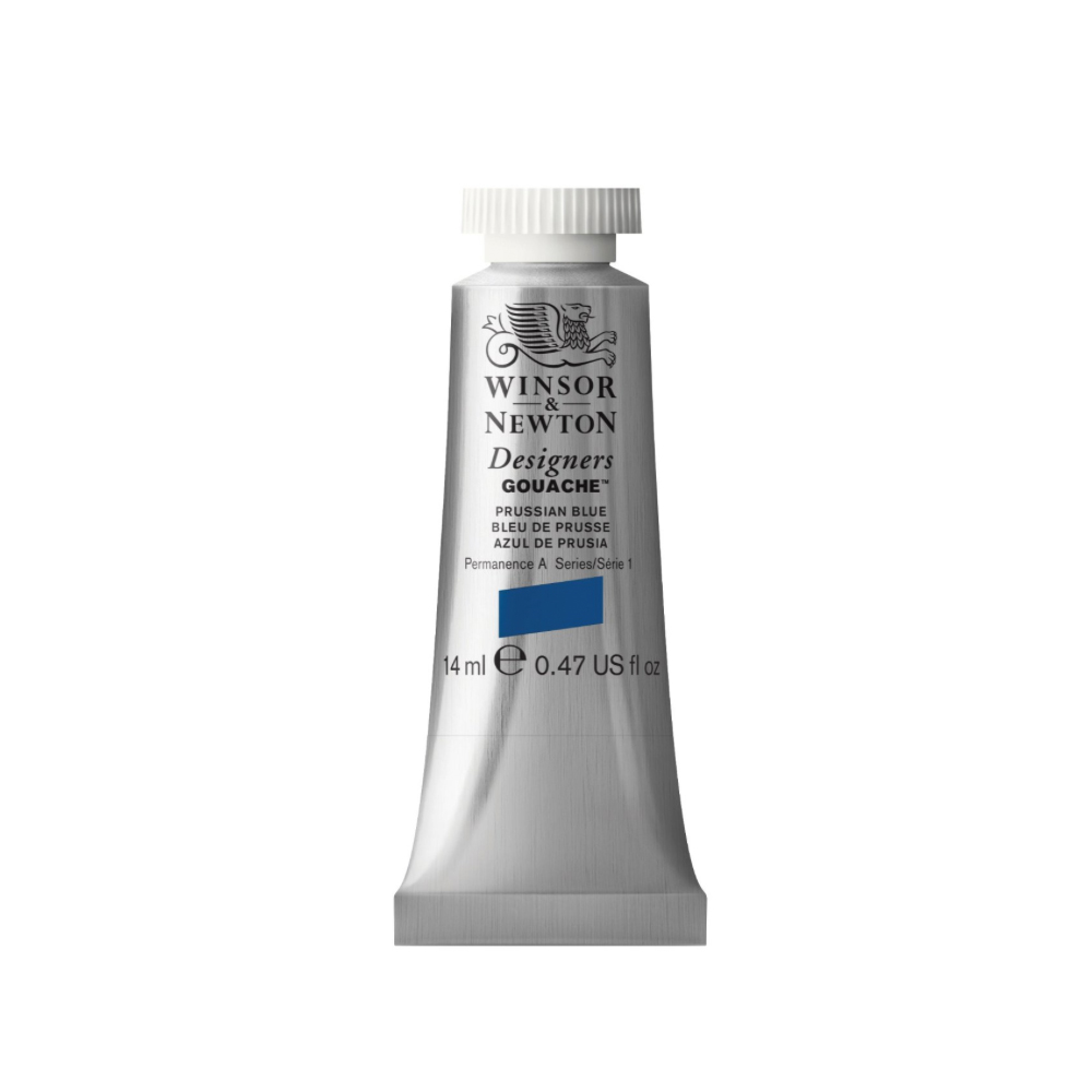 W&N Designers Gouache 14 ml Prussian Blue