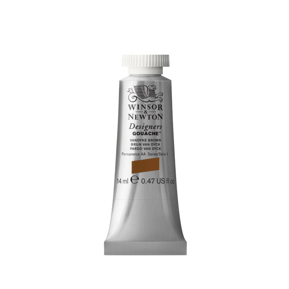 W&N Designers Gouache 14 ml Vandyke Brown