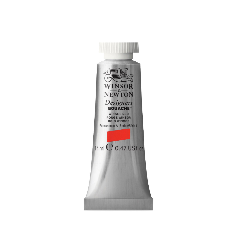 W&N Designers Gouache 14 ml Winsor Red