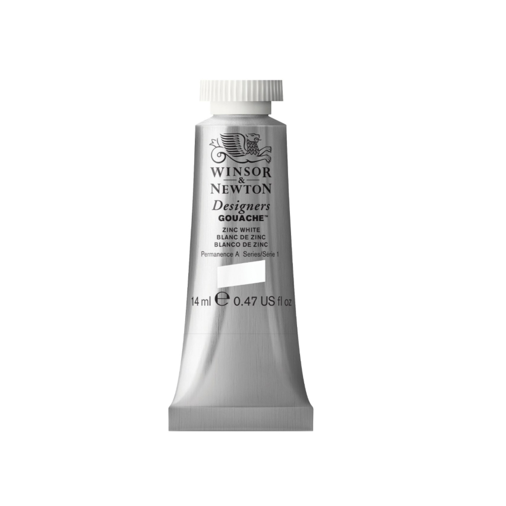 W&N Designers Gouache 14 ml Zinc White