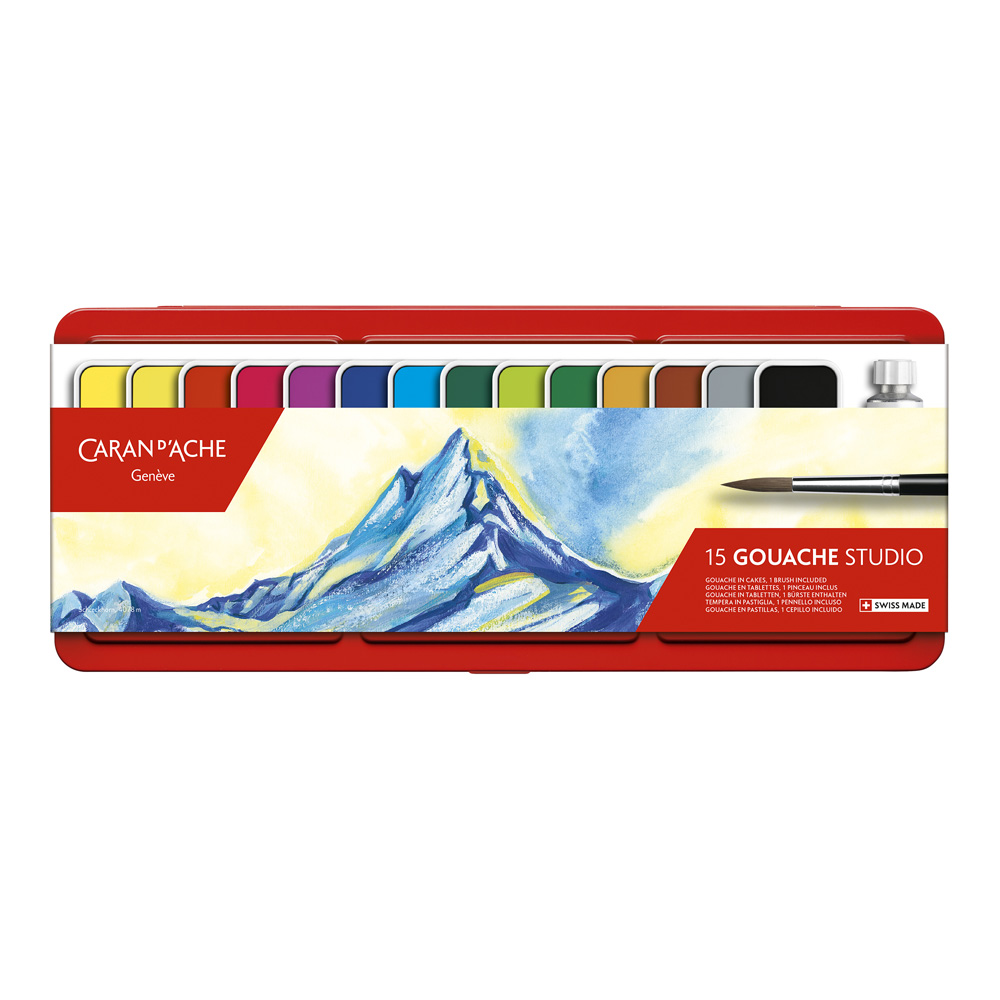 Gouache Studio Set of 15 Pans