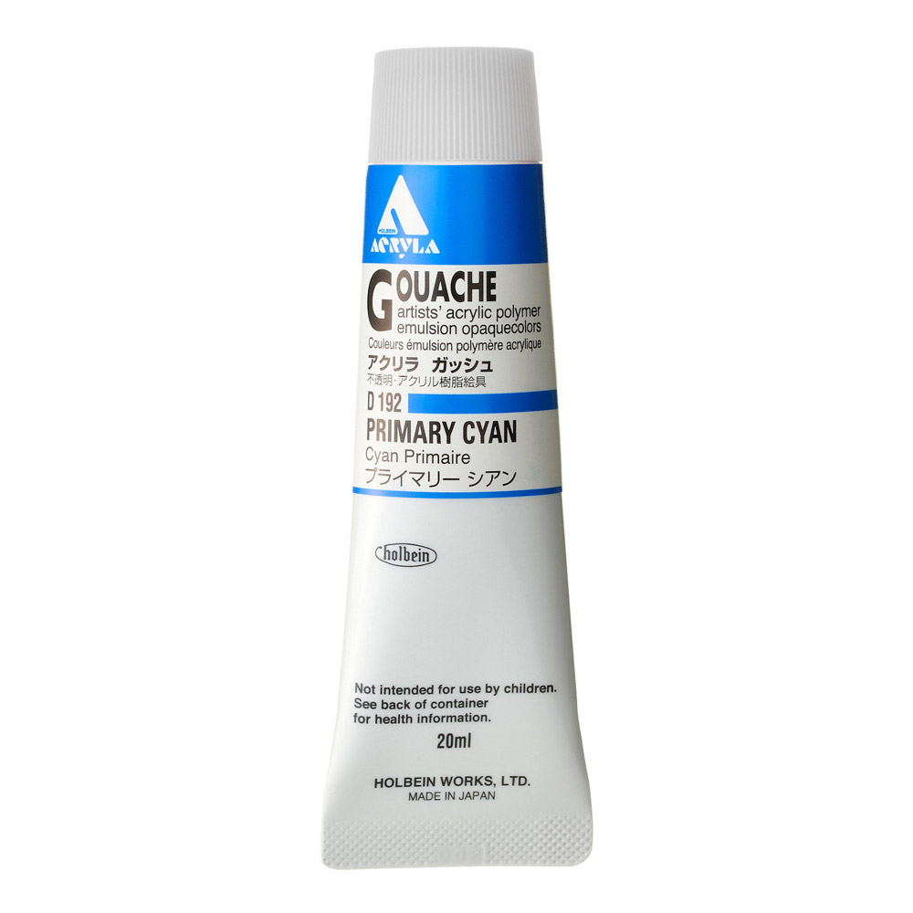 Holbein Acrylic Gouache 20 ml Primary Cyan