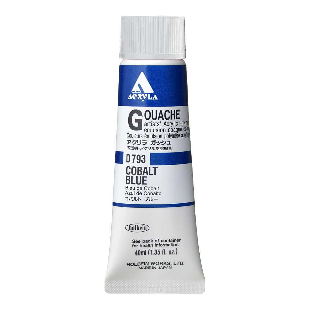 Holbein Acrylic Gouache 40 ml Cobalt Blue