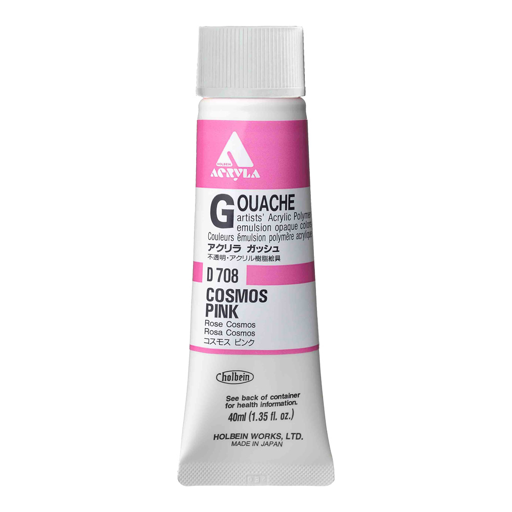 Holbein Acrylic Gouache 40 ml Cosmos Pink