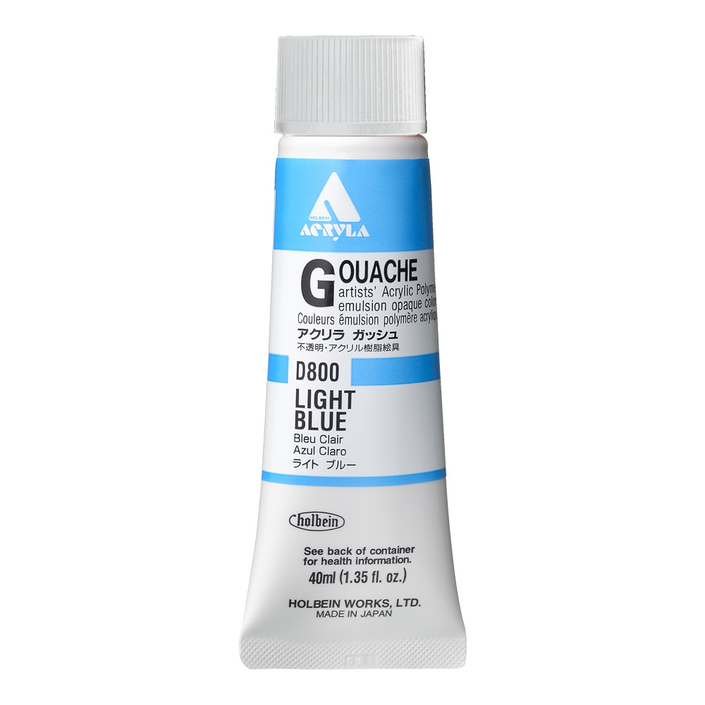 Holbein Acrylic Gouache 40 ml Light Blue