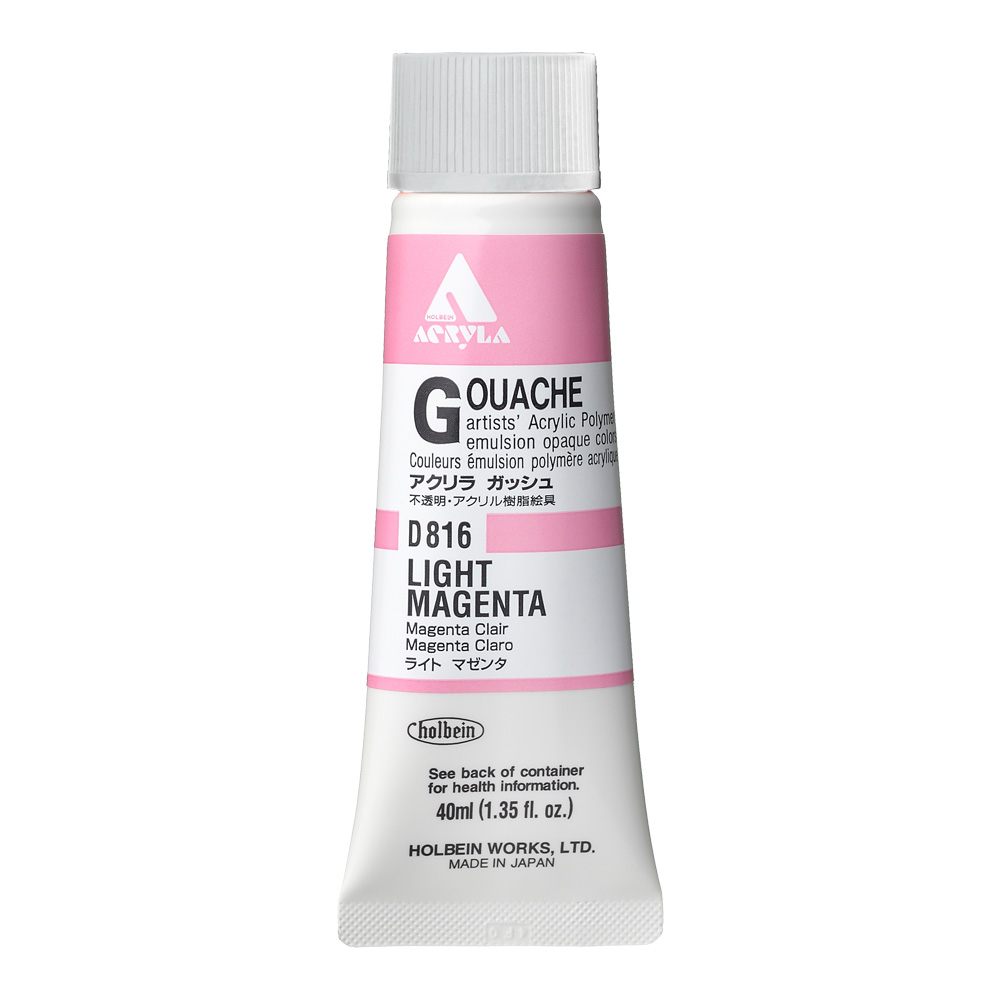 Holbein Acrylic Gouache 40 ml Light Magenta