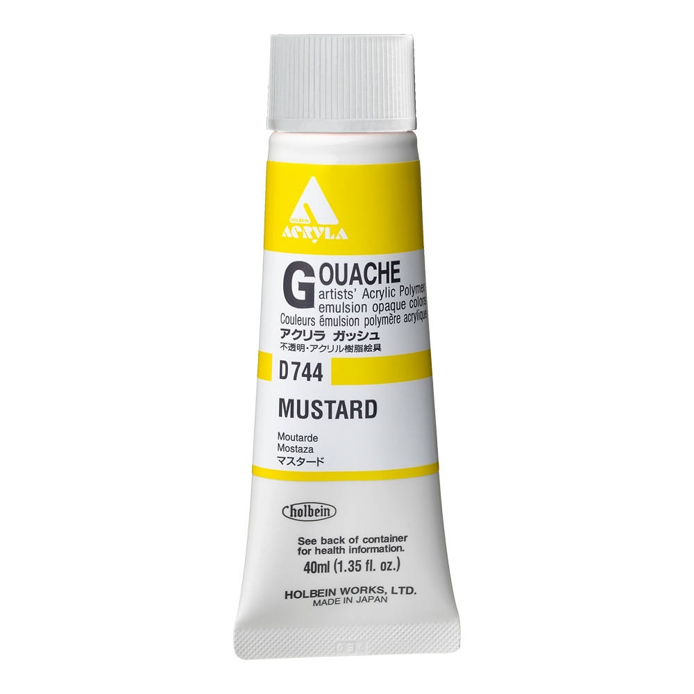 Holbein Acrylic Gouache 40 ml Mustard