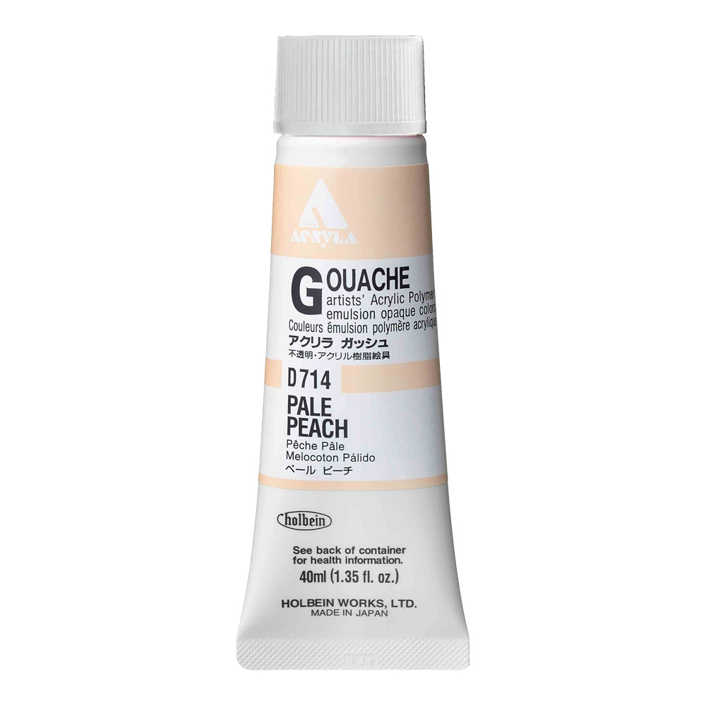 Holbein Acrylic Gouache 40 ml Pale Peach