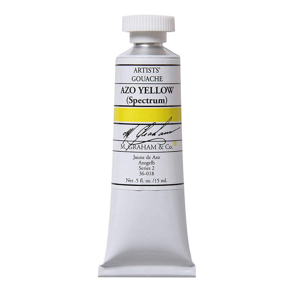 M. Graham Gouache 15 ml Azo Ylw Spectrum