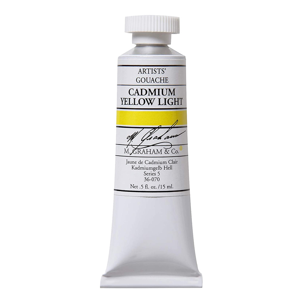 M. Graham Gouache 15 ml Cadmium Yellow Light