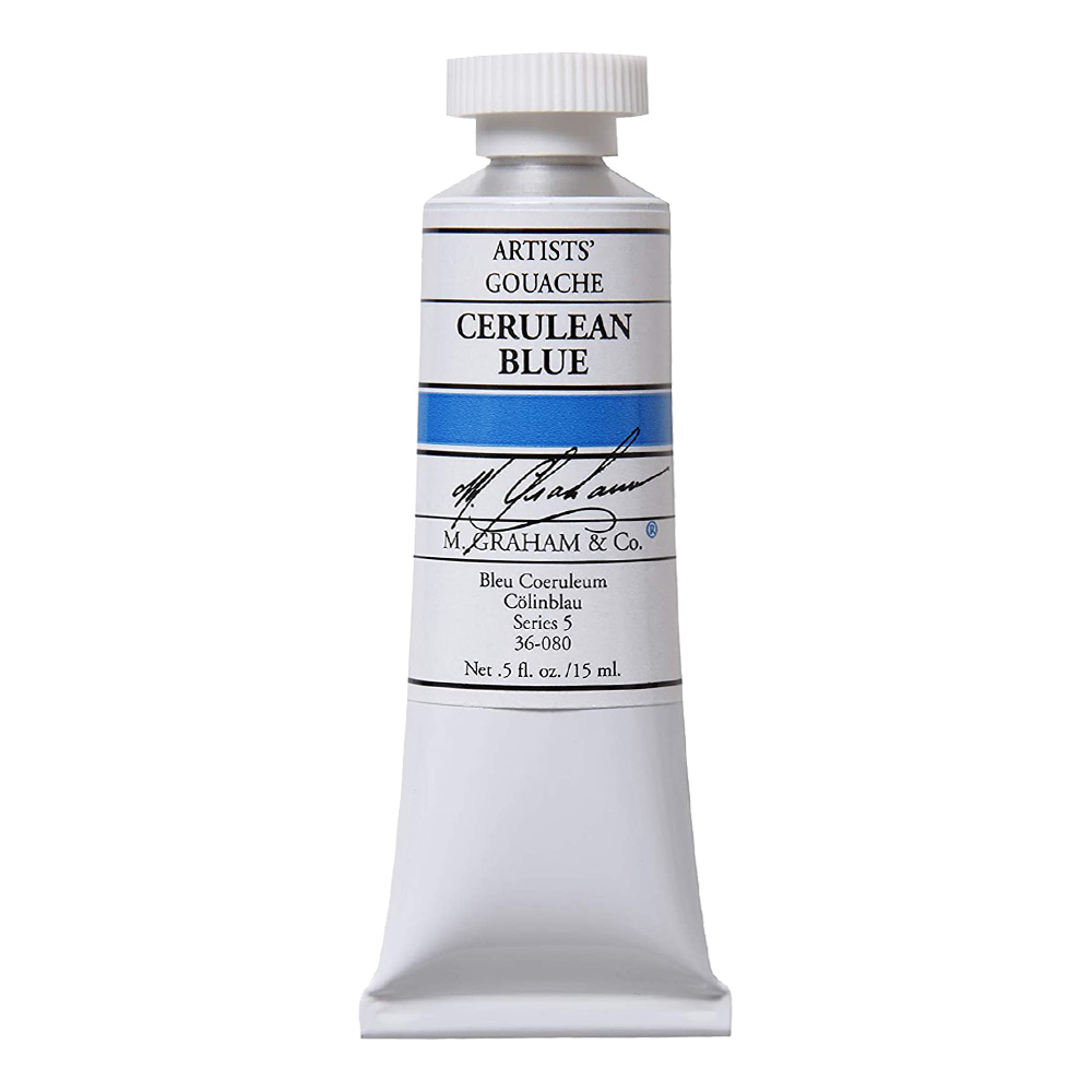 M. Graham Gouache 15 ml Cerulean Blue