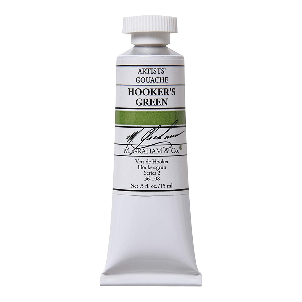 M. Graham Gouache 15 ml Hookers Green