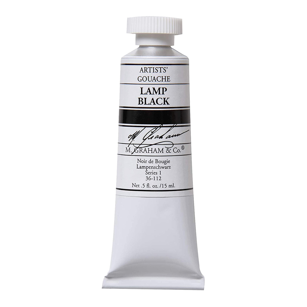 M. Graham Gouache 15 ml Lamp Black