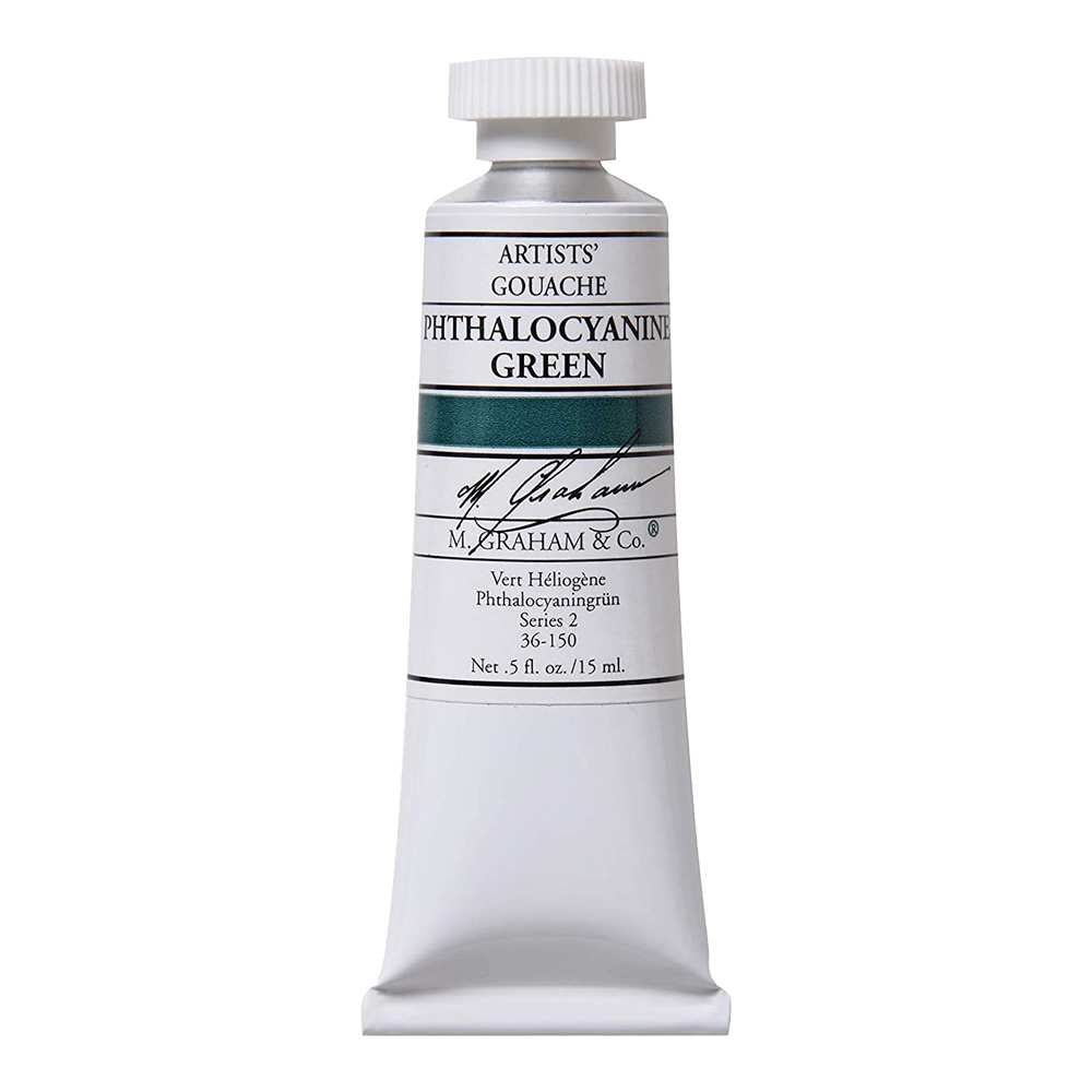 M. Graham Gouache 15 ml Phthalo Green