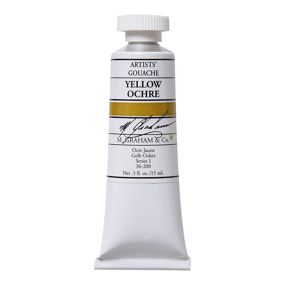 M. Graham Gouache 15 ml Yellow Ochre