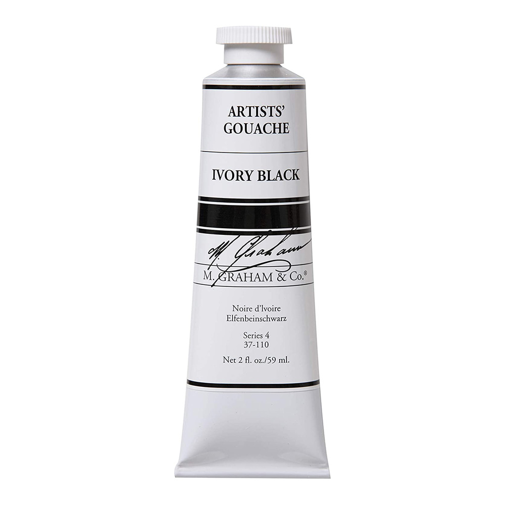 M. Graham Gouache 60 ml Ivory Black