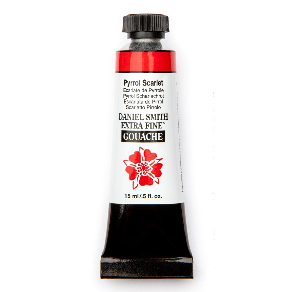 Daniel Smith Gouache 15 ml Pyrrol Scarlet