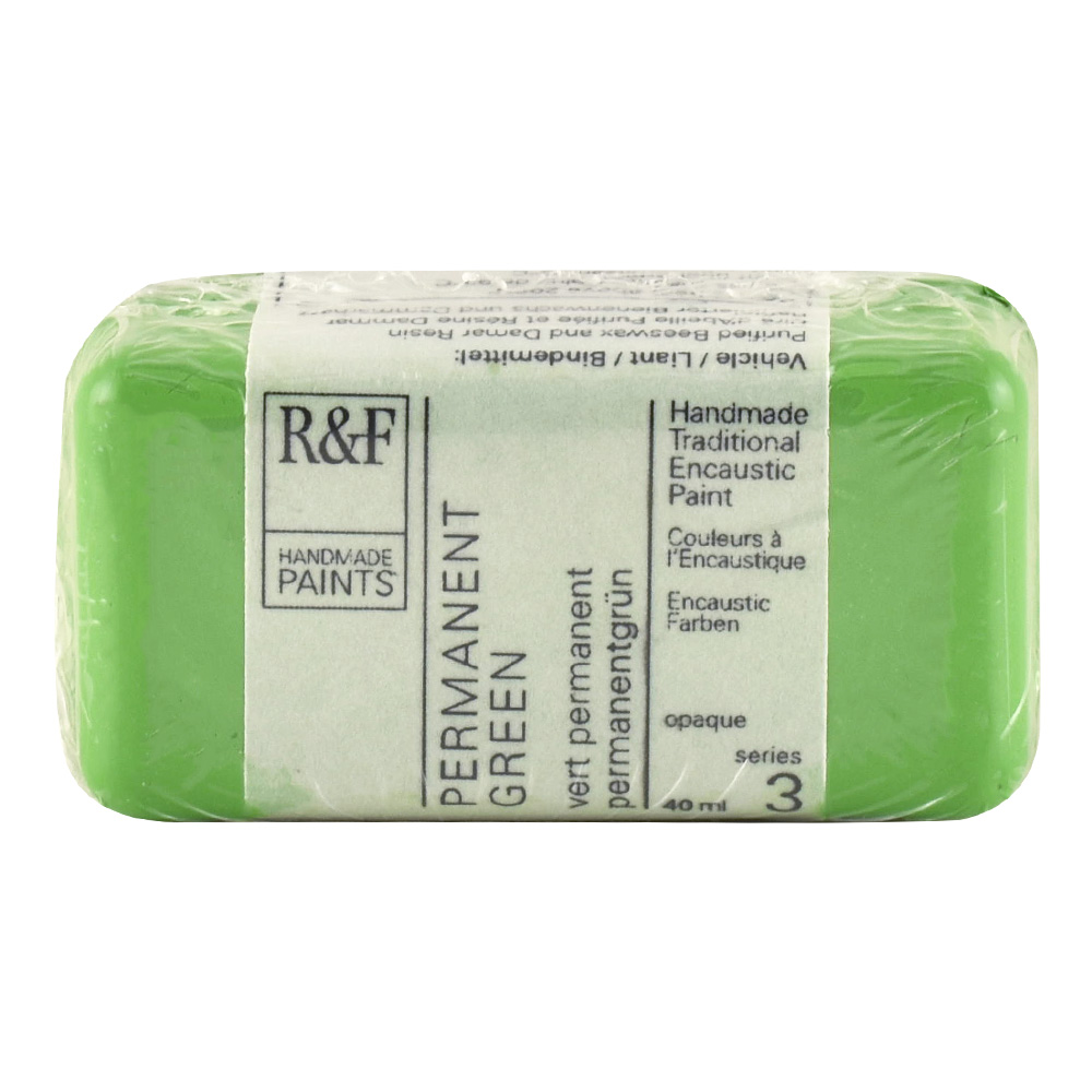 Encaustic 40 ml Permanent Green