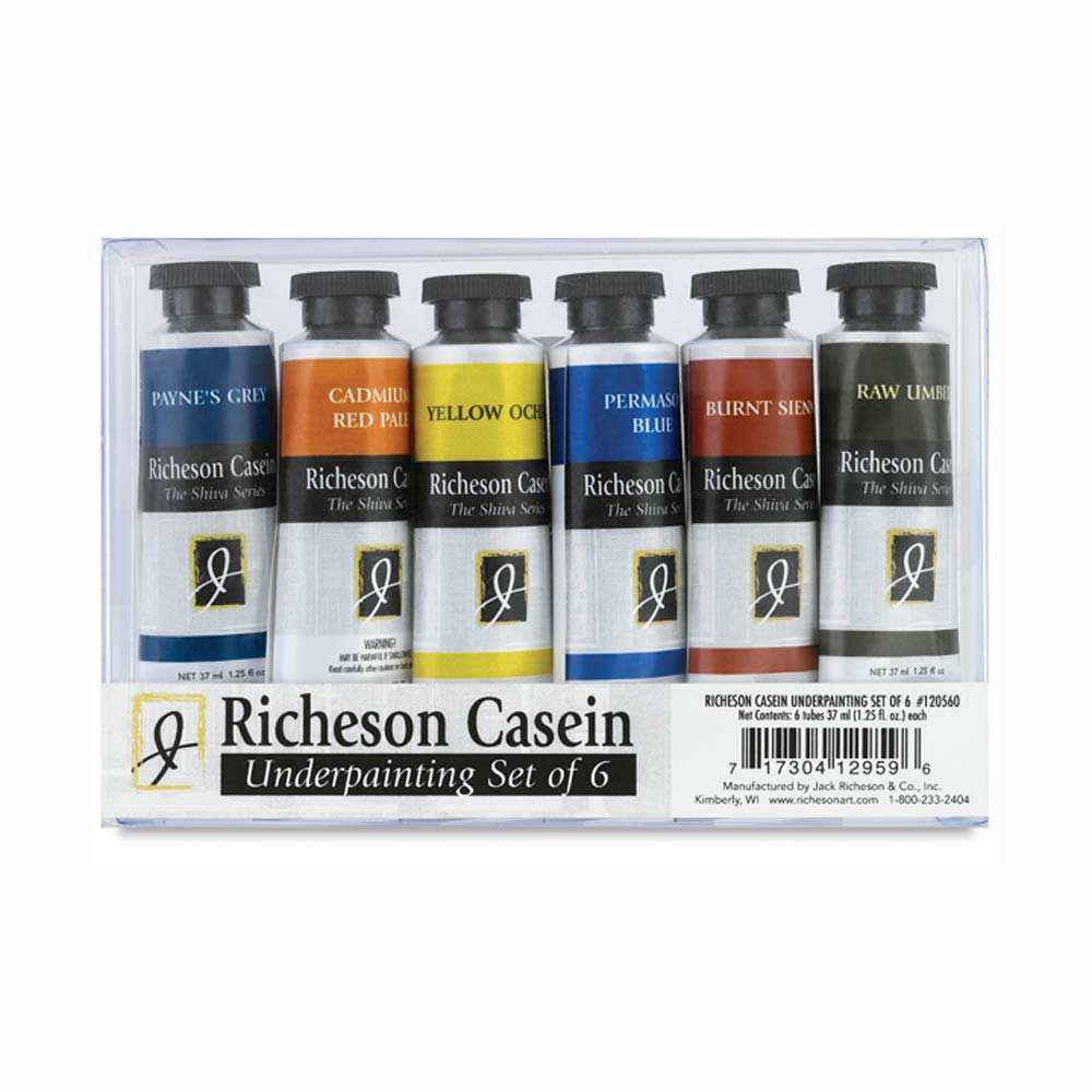 Richeson Casein Shiva Underpainting Set/6