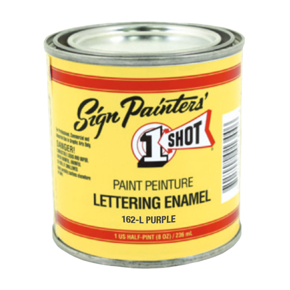 1 Shot Letter Enamel 162L Purple 8 oz