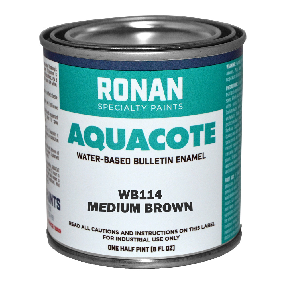 Ronan Aquacote Enamel 1/2 Pint Med Brown