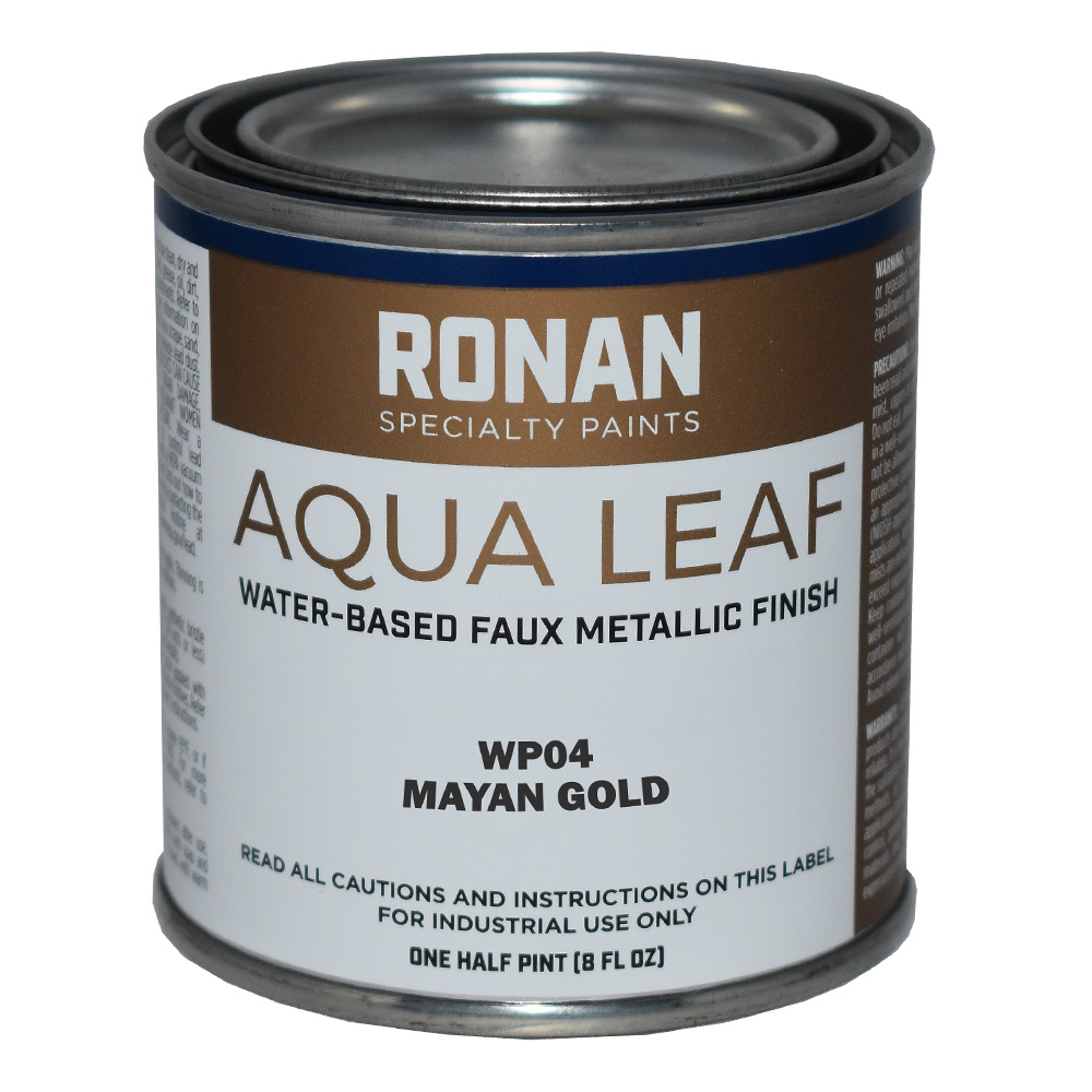 Ronan Aqua Leaf 1/2 Pint Mayan Gold