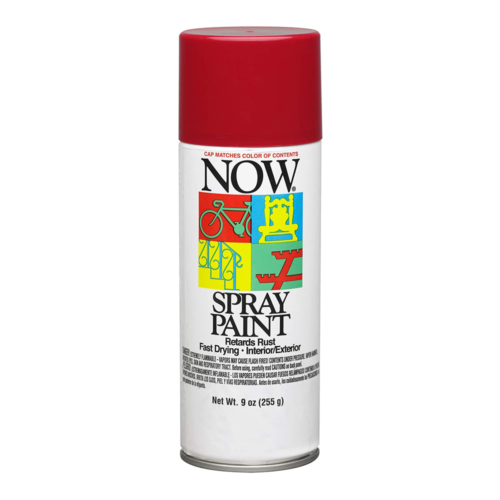 Now Spray Paint Wagon Red 9 oz