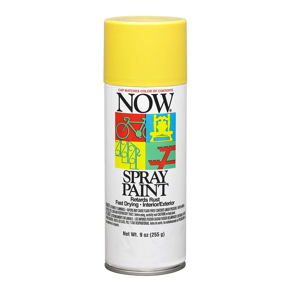 Now Spray Paint Sunshine Yellow 9 oz