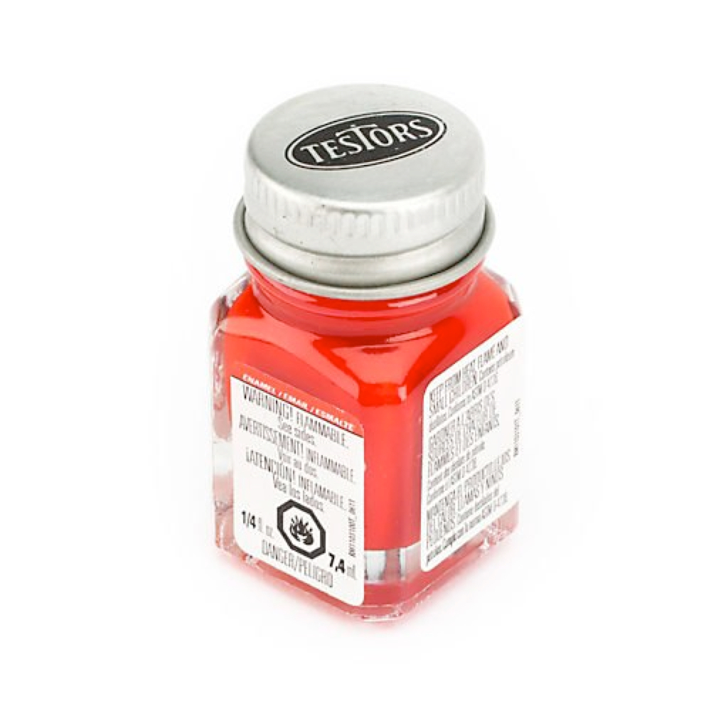 Testors Enamel 1/4 oz Bottle Red