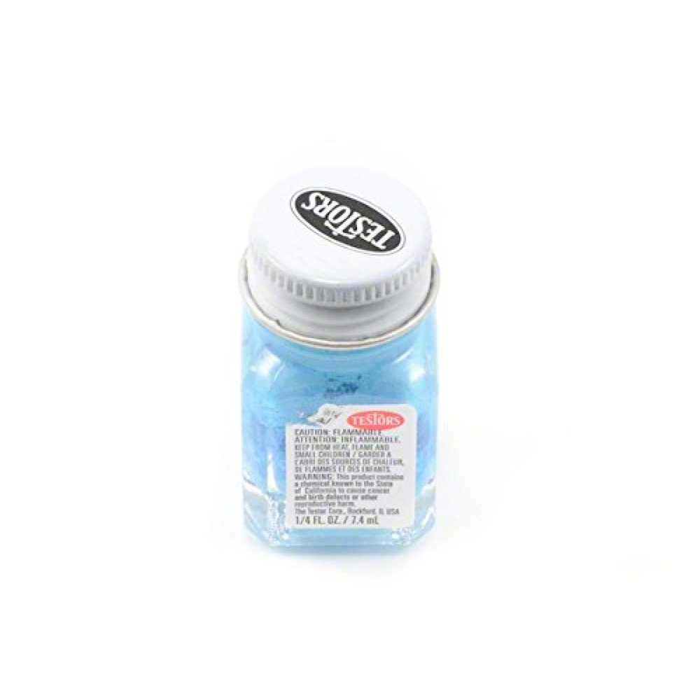 Testors Enamel 1/4 oz Bottle Light Blue