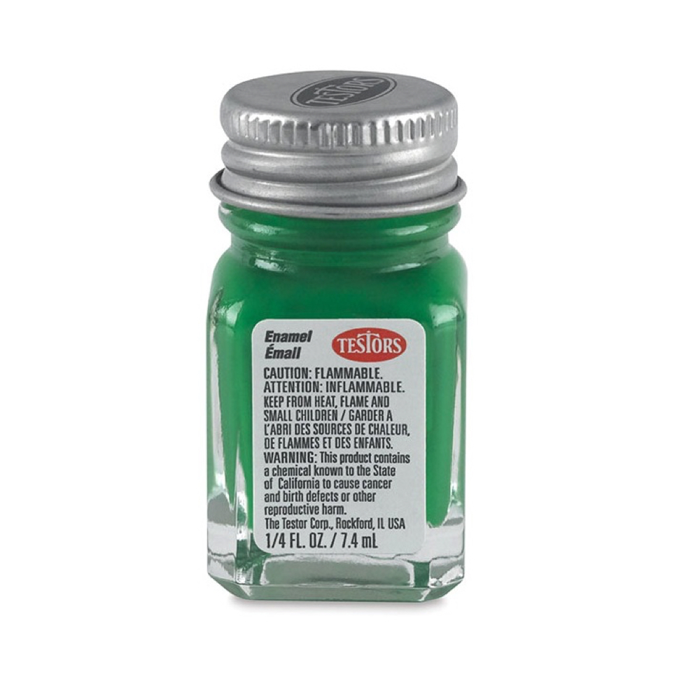 Testors Enamel 1/4 oz Bottle Green