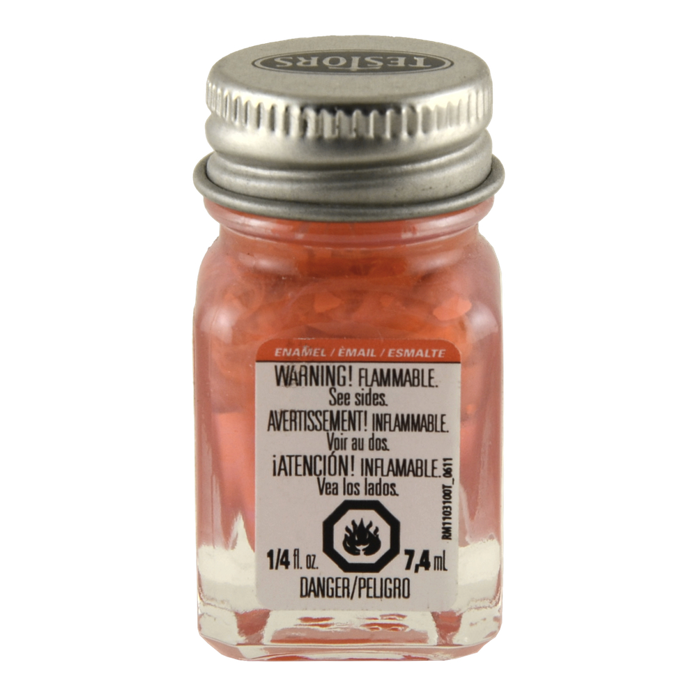 Testors Enamel 1/4 oz Bottle Orange