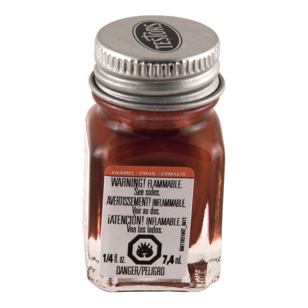 Testors Enamel 1/4 oz Bottle Metallic Red