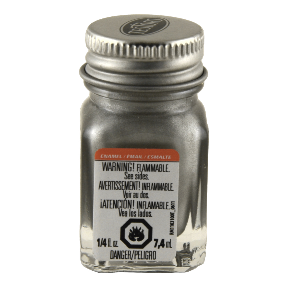 Testors Enamel 1/4 oz Bottle Steel