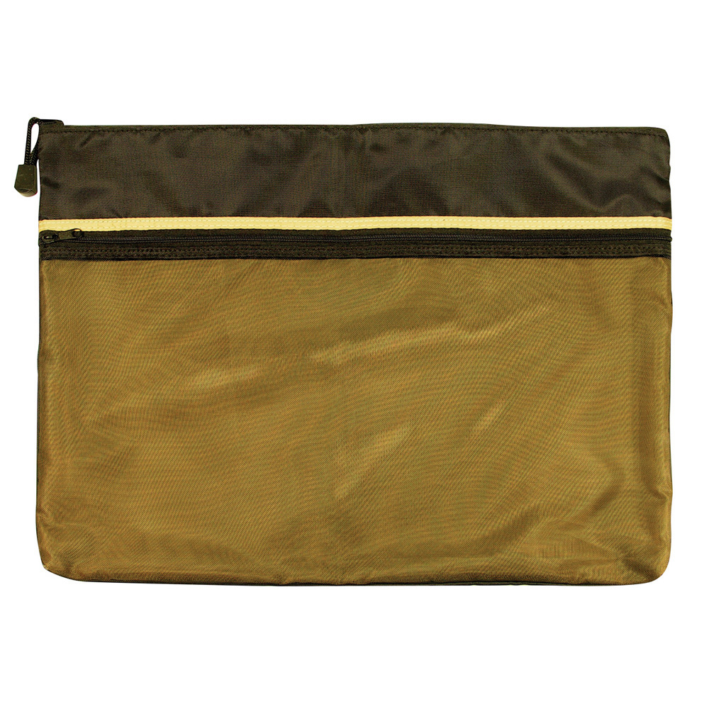 BUY Dual Zippered Fabric Mesh Bag 12X16