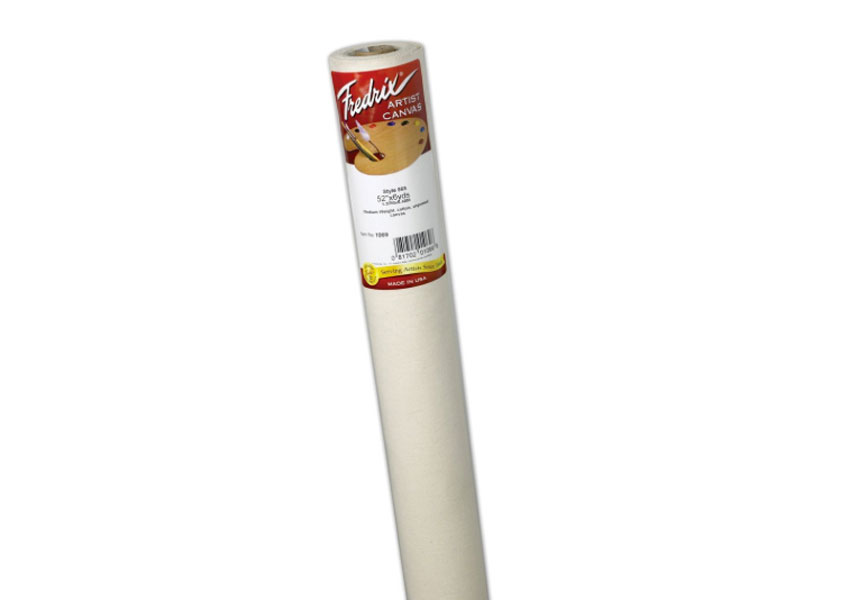 Fredrix Unprimed Canvas 568 7oz 53inx6yd Roll