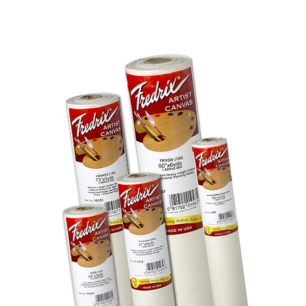 Fredrix Primed Canvas 580 7 Oz 53In X6Yd Roll